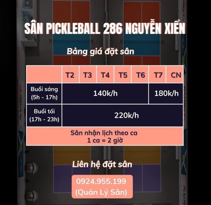 Review sân Pickleball 286 Nguyễn Xiển chất lượng cao cấp tại huyện Thanh Trì, Hà Nội | ShopVNB
