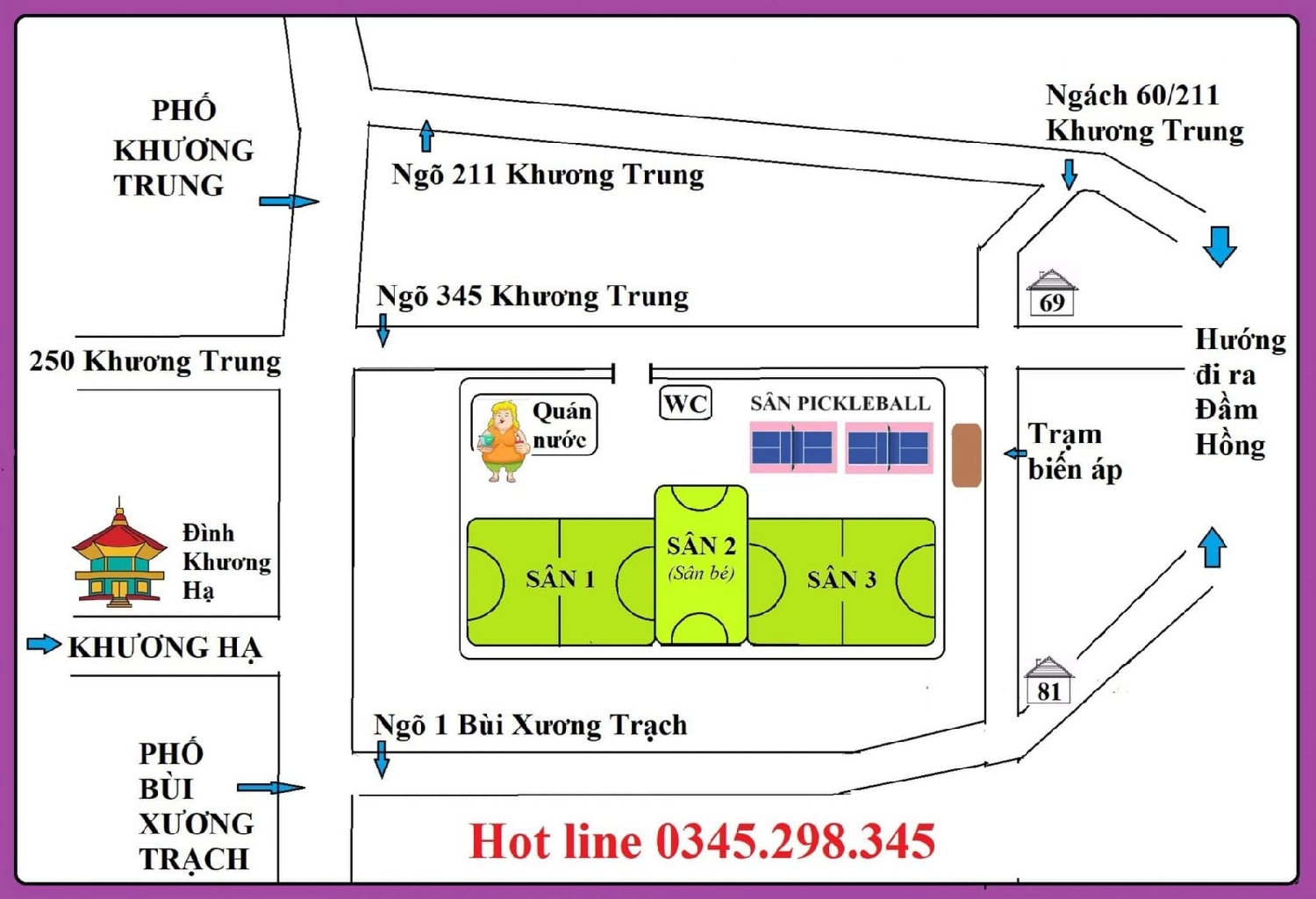 Review sân Pickleball Khương Trung chất lượng tại quận Thanh Xuân, Hà Nội | ShopVNB